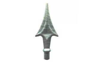 Pointe de lance flèches 150 x 65 Diamètre 16 Acier Galvanisé Ref: P31G