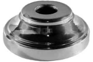 pièce élément ferronnier serrurier Cache de fixation pour barreau ROND Diamètre 63 Hauteur 25 Passage 18 ACIER FER FORGE Ref:...
