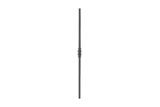 pièce élément ferronnier serrurier Balustre Longueur DROITE 1000 Section 14 ACIER FER FORGE Ref: F54.338